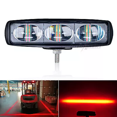 Adjustable Red Forklift Safety Truck Trailer Pedestrian Warning Spot Light  Area • $31.39