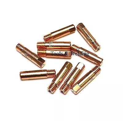 1.0mm 1mm Mig Welding Welder Round Contact Tips For MB15 Euro Torches 10pk • £4.42