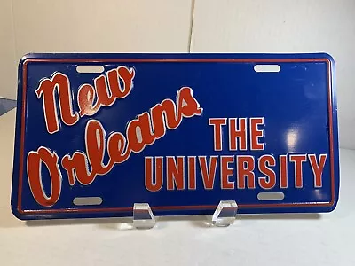 Vintage New Orleans University Metal Booster Car Automobile Tag • $22.49