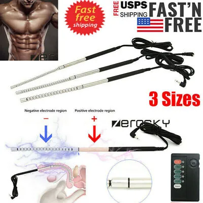 NEW Male Electro - Stim Shock Urethral Sound Penis Plug Estim Stretching Dilator • $8.99