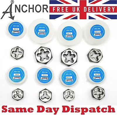 Anchor Metric Right Hand Hex Nut Dies M3 M4 M5 M6 M8 M10 M12 M14 M16 M18 M20 • £7.99