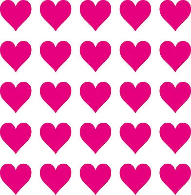 £2.99 • Buy Window Wall Vehicle Display Valentines Love Heart Vinyl Decal Stickers X 25