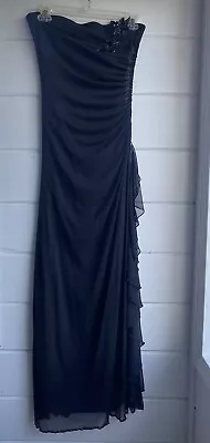 Black Strapless Dress City Triangles Size Small Prom • $16