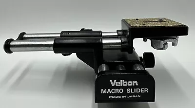 *Velbon Macro Slider Tripod Head Rail For Cameras • $39.50