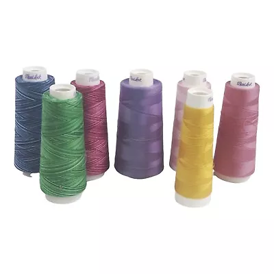 Maxi-Lock Serger Thread Lot Of 7 Assorted Colors Used Some Nearly Full Some Not • $17.99