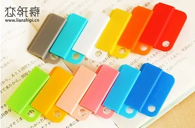 6 X Reusable Multi Candy Colour Easy Clip Index Divider Card Guide Sweet Fun UK • £2.99