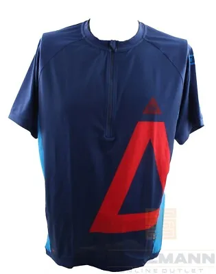 Ion Tea Halfzip SS Trace Men's Bicycle Jersey T-shirt Size L Blue New • £20.73