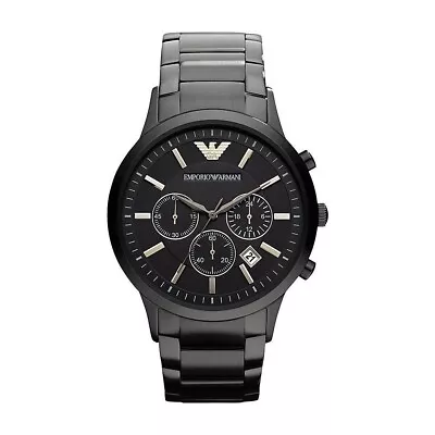 Emporio Armani AR2453 Mens Chronograph Watch - Black • £66.66