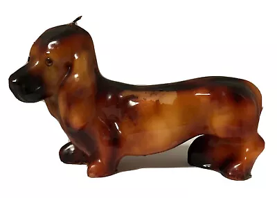 VTG Dachshund Weiner Dog Doxie Candle Wax Figurine Dachshund 12 Inch • $17