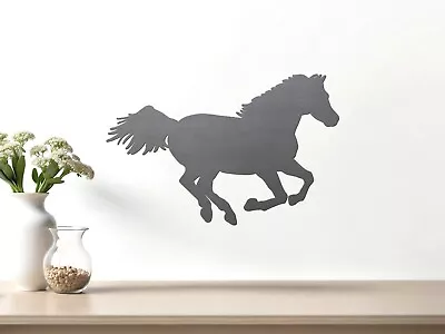 Horse 03 Running Stallion Equine Farm Ranch Barn Western Metal Wall Art • $28