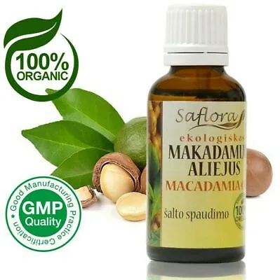 £3.50 • Buy MACADAMIA OIL 30ml | 100% Pure Organic Cold Pressed