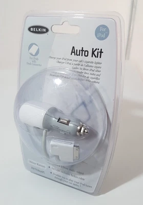 £14 • Buy BELKIN Auto Kit For IPods With Dock Connector / 3.5mm Audio Output