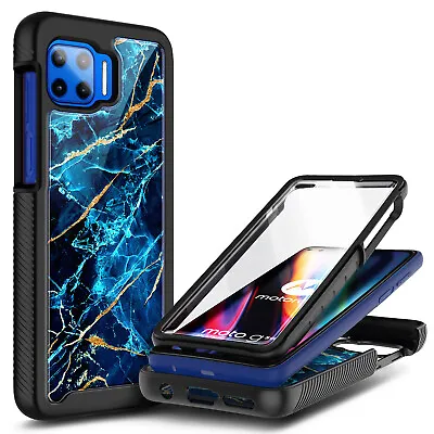 For Motorola One 5G /UW Full Body Shockproof Case With Built-In Screen Protector • $10.98