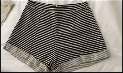 Zulu And Zephyr Striped Shorts - Size 8 • $15