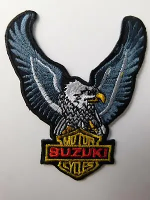 $5.86 • Buy Suzuki Motorcycles Eagle Wings Patch Hat Vest Badge Biker Hipster Trucker Racing