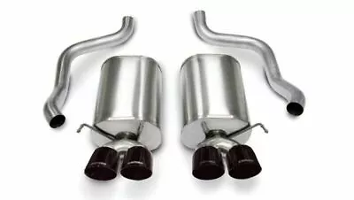 Corsa Black Sport Axle-Back Exhaust For 05-08 Chevrolet Corvette C6 6.0L V8 • $2074.99