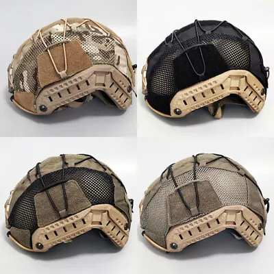 Tactical Hunting Helmet Cover Skin For TMC FMA Maritime Caiman SF FAST Helmet • £20.78