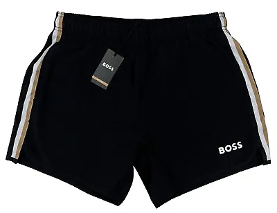 Men's HUGO BOSS Black Swim Trunks Swimsuit L Large NWT NEW VAIANA • $69.99