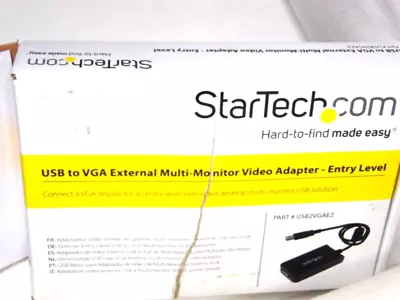 StarTech USB To VGA (1616uh4) Video Adapter Entry Level • $14