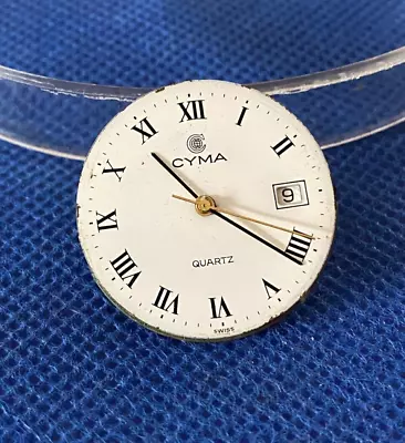 CYMA Quartz Movement Cal. Eta 955.412 Running & Dial (1/5273) • $45.42