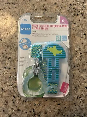 NEW Clip MAM Keeps Pacifiers Teethers & More Clean & Secure • $8