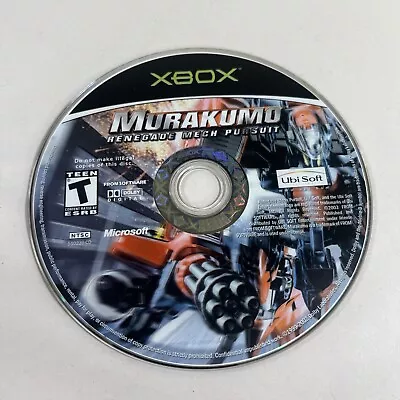 Murakumo: Renegade Mech Pursuit (Microsoft Xbox 2003) Disc Only! • $14.50