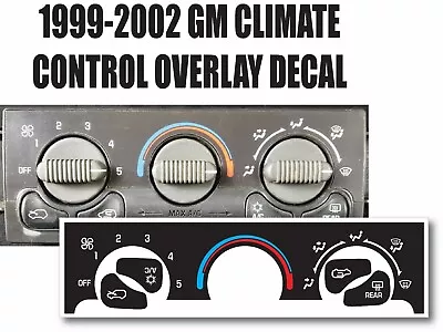 1999-02 CHEVY GM GMC C5 Corvette Sierra Silverado Tahoe Manual Climate Control • $14.99