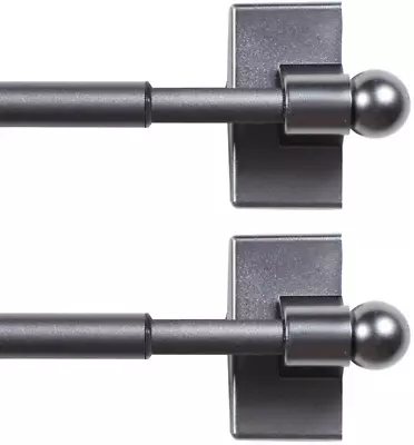 H.VERSAILTEX 2 PACK Magnetic Curtain Rods For Metal Doors Top And Bottom Multi-U • $33.38