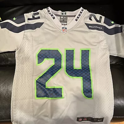 Marshawn Lynch Seattle Seahawks Nike Jersey Beast Mode Youth SMALL • $20