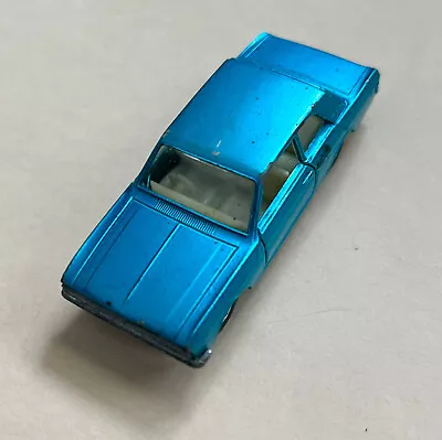 Matchbox Superfast Series No. 25 Metallic Blue Ford Cortina W/ Tow Hook - 1979 • $6