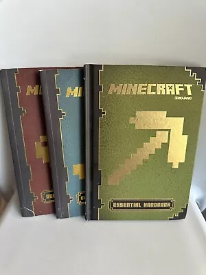 Minecraft Mojang Guide Books Lot Of 3 Essential Red Stone Construction • $8.50