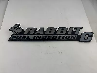 Volkswagen VW Rabbit C Fuel Injection Badge Emblem OEM 171853687 • $25