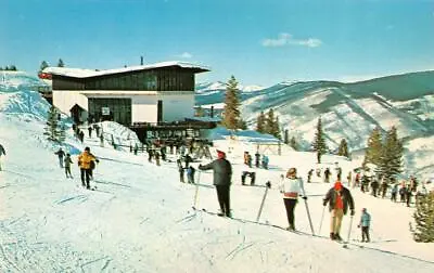 $5.88 • Buy Vail, CO Colorado  SKIERS~MID VAIL RESTAURANT & SKI RESORT  Vintage  Postcard