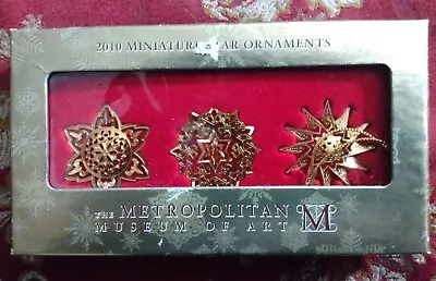 2010 Metropolitan Museum Of Art Miniature Star Ornaments • $65