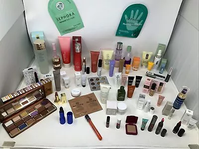 Huge Lot Of 60 Pieces Estee Lauder & Clinique Full Travel And Sample Size • $80.99
