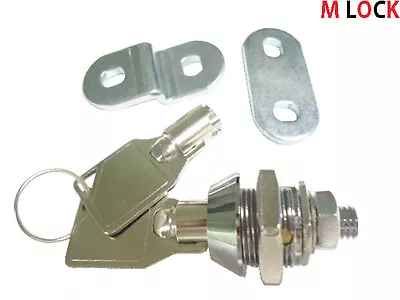 Lot Of 5 Tubular Cam Lock 3/8   Can Be Adjust To 5/8  Cam Lock 1 Key Pull KA • $23.99
