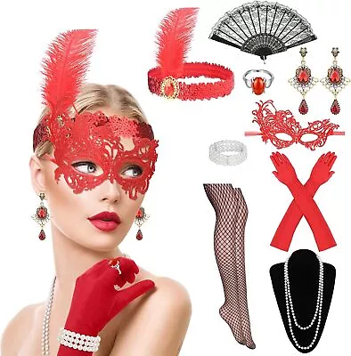 1920s Style Vintage Accessory Set Great Gatsby Themed Accessories Party Cosplay • $45.65