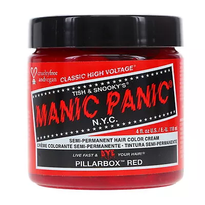 MANIC PANIC Classic High Voltage Pillarbox Red 4 Oz • $15.10