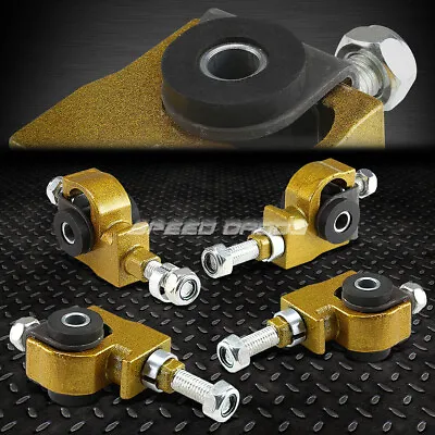 Adjustable Front Camber Adjuster Kit For 90-97 Accord/civic/92-96 Prelude Gold • $20.99