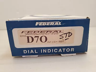 MAHR FEDERAL Dial Indicator Full Jeweled D70 .001 • $29.95