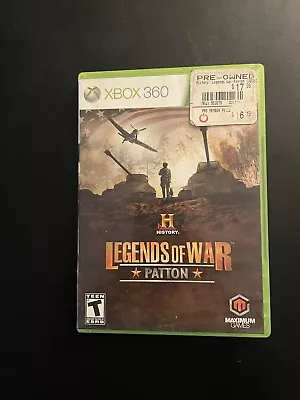 Xbox 360 : History: Legends Of War Patton VideoGames • $8.94