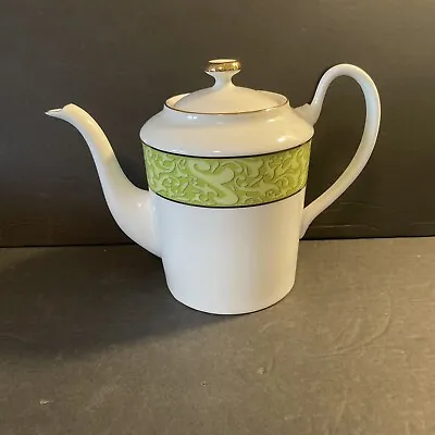 Rare Michael Weems Collection Elise Green Fine Porcelain Teapot EUC • $79.99