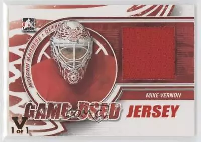 2012-13 ITG Motown Madness Game-Used Jersey Red Vault Gold 1/1 Mike Vernon HOF • $114.39