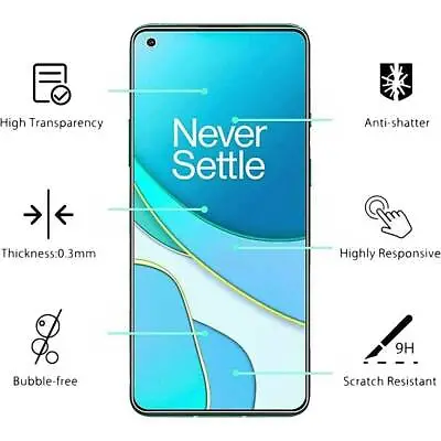 $9.95 • Buy 🔥For ONEPLUS 9RT  Nord 2 N10 N200 N100 Nord CE Tempered Glass Screen Protector