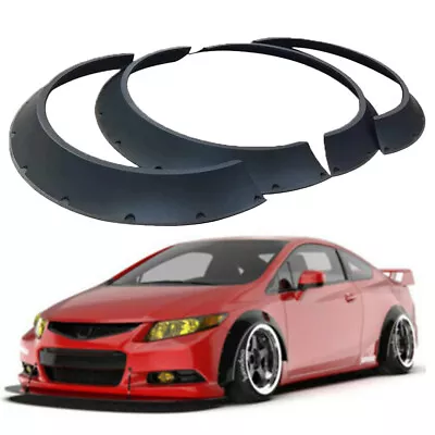 Car Fender Flares Extra Wide Wheel Arches Body Kit For Honda Civic 2005-2011 • $87.99