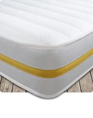 7.5 Inch Memory Foam Mattress With Springs. Single Double Kingsize STARLIGHT02 • £59.99