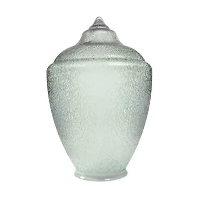 KastLite Polycarbonate Clear Acorn With Fitter Neck | 23  Height X 8  OD Neck • $94.90