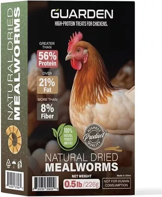 Dried Mealworms For Chickens Mealworms For Wild Birds And Chicken Feed-B26 • $16.99