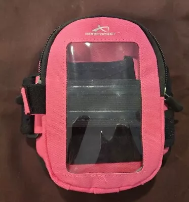 ARMPOCKET Cellphone Pink Armband-Runners Cyclists Sports Hand Free Fits Z Flip • $20