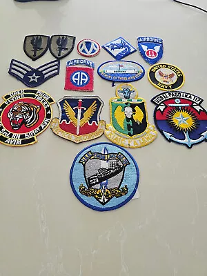 Lot Of 14 Vintage Military Patches • $10